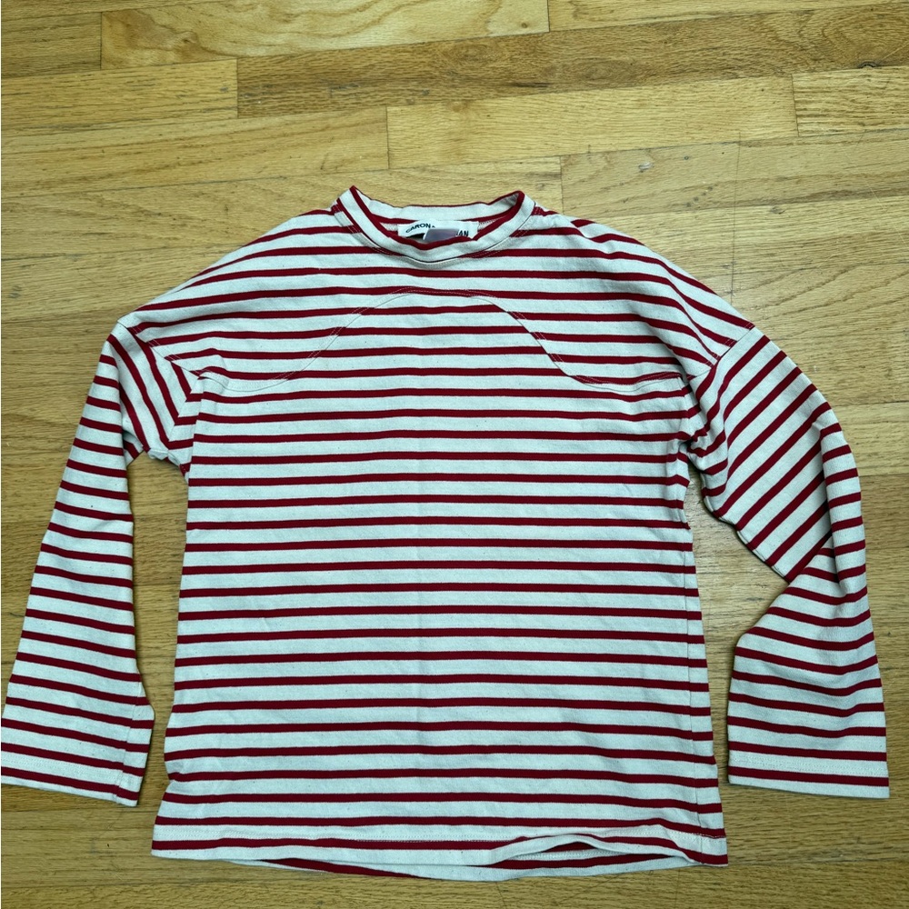 Caron Callahan Miles top red stripe XS